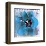 Tulip Fresco (blue)-Erin Clark-Framed Art Print