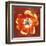 Tulip Fresco (red)-Erin Clark-Framed Art Print