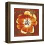 Tulip Fresco (red)-Erin Clark-Framed Art Print