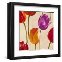 Tulip Funk (detail)-Luca Villa-Framed Art Print