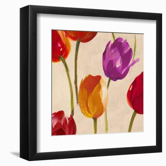 Tulip Funk (detail)-Luca Villa-Framed Art Print