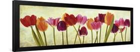 Tulip parade-Luca Villa-Framed Art Print