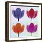 Tulip Quadrant II-Katja Marzahn-Framed Giclee Print