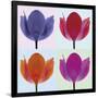 Tulip Quadrant II-Katja Marzahn-Framed Giclee Print