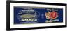 Tulip Salmon Can Label - Anacortes, WA-Lantern Press-Framed Premium Giclee Print