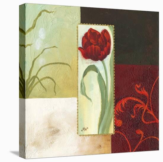 Tulip Square II-Maria Woods-Stretched Canvas