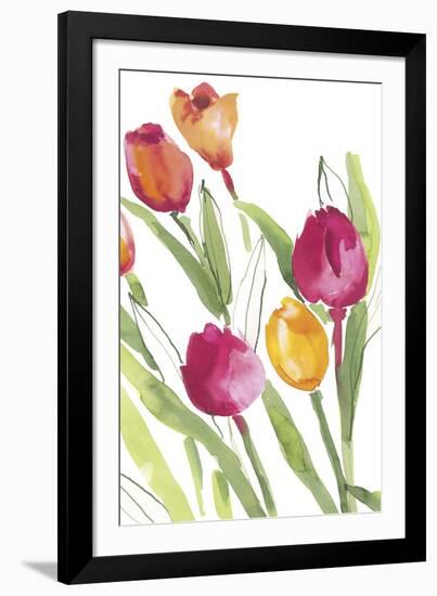 Tulip Symphony III-Sandra Jacobs-Framed Giclee Print