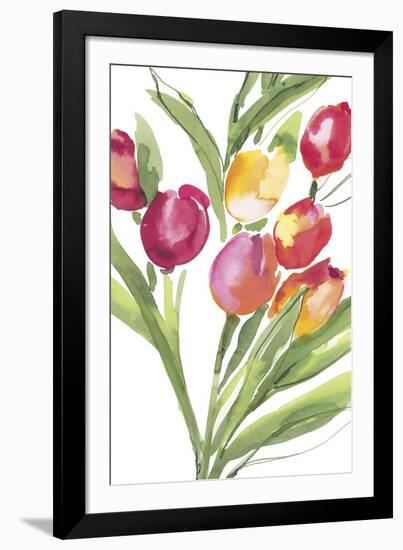 Tulip Symphony IV-Sandra Jacobs-Framed Giclee Print