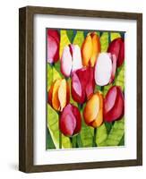 Tulip Time-Mary Russel-Framed Giclee Print