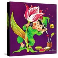 Tulip Touch-Up - Jack & Jill-Ruth Bendel-Stretched Canvas