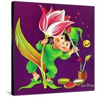 Tulip Touch-Up - Jack & Jill-Ruth Bendel-Stretched Canvas