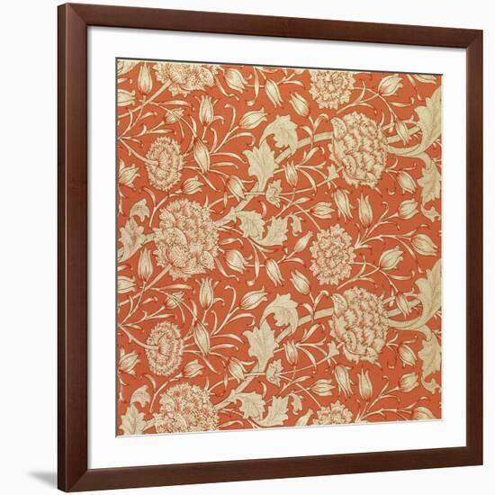 Tulip Wallpaper Design, 1875-William Morris-Framed Giclee Print