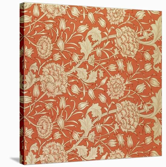 Tulip Wallpaper Design, 1875-William Morris-Stretched Canvas