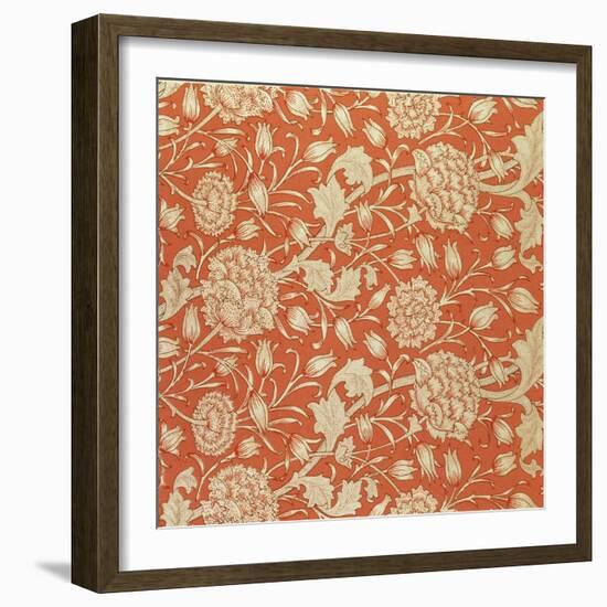 Tulip Wallpaper Design, 1875-William Morris-Framed Giclee Print