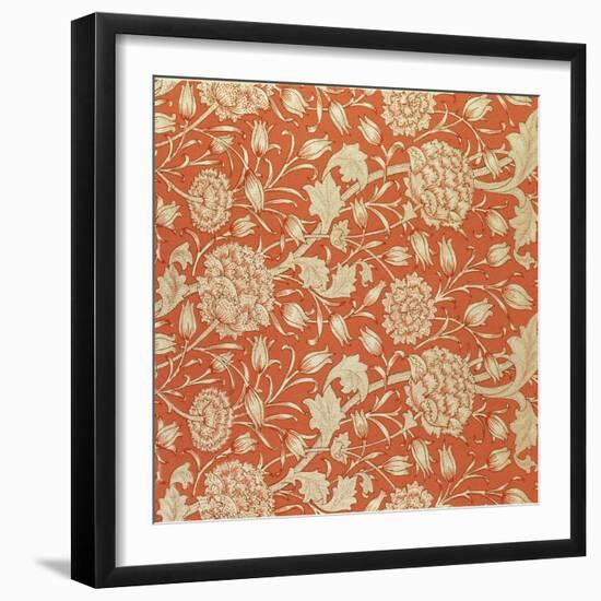 Tulip Wallpaper Design, 1875-William Morris-Framed Giclee Print