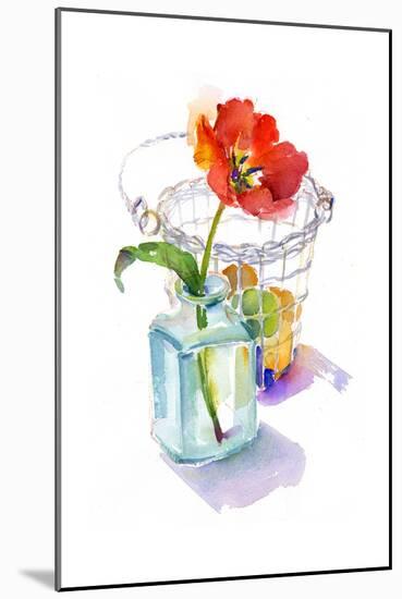 Tulip with Egg Basket, 2014-John Keeling-Mounted Giclee Print