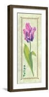 Tulipa Woodwork-L^ Tyndall-Framed Art Print