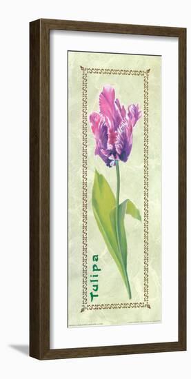 Tulipa Woodwork-L^ Tyndall-Framed Art Print