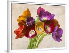 Tulipani danzanti-Teo Rizzardi-Framed Art Print