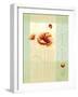 Tulipes et coquelicots II-Geneviève Boulez-Framed Art Print