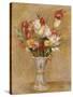 Tulipes-Pierre-Auguste Renoir-Stretched Canvas