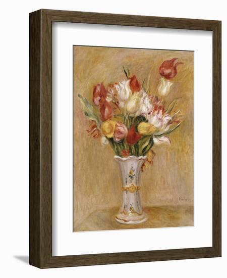 Tulipes-Pierre-Auguste Renoir-Framed Giclee Print