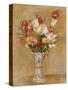 Tulipes-Pierre-Auguste Renoir-Stretched Canvas