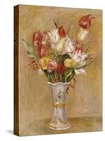 Tulipes-Pierre-Auguste Renoir-Stretched Canvas