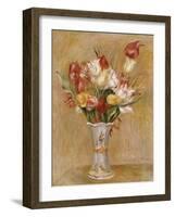 Tulipes-Pierre-Auguste Renoir-Framed Giclee Print