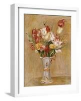 Tulipes-Pierre-Auguste Renoir-Framed Giclee Print