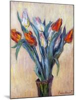 Tulips, 1885-Claude Monet-Mounted Giclee Print