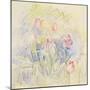 Tulips, 1890 (W/C on Paper)-Berthe Morisot-Mounted Giclee Print