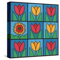 Tulips 1-Denny Driver-Stretched Canvas