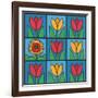 Tulips 1-Denny Driver-Framed Giclee Print