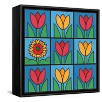 Tulips 1-Denny Driver-Framed Stretched Canvas