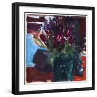 Tulips,2017(watercolour-Julie Held-Framed Giclee Print