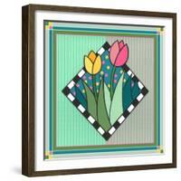 Tulips 2-Denny Driver-Framed Giclee Print