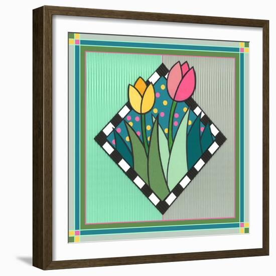 Tulips 2-Denny Driver-Framed Giclee Print