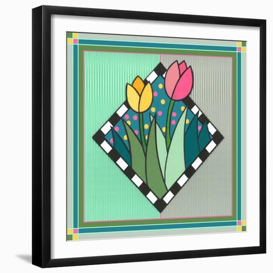 Tulips 2-Denny Driver-Framed Giclee Print