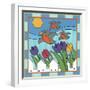 Tulips 3 with Melody the Songbird-Denny Driver-Framed Giclee Print