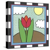 Tulips 5-Denny Driver-Stretched Canvas