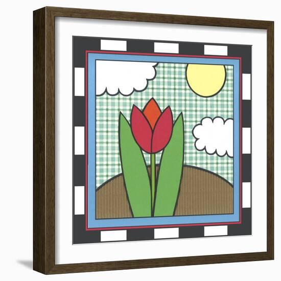 Tulips 5-Denny Driver-Framed Giclee Print