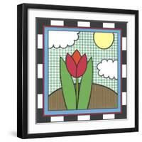 Tulips 5-Denny Driver-Framed Giclee Print