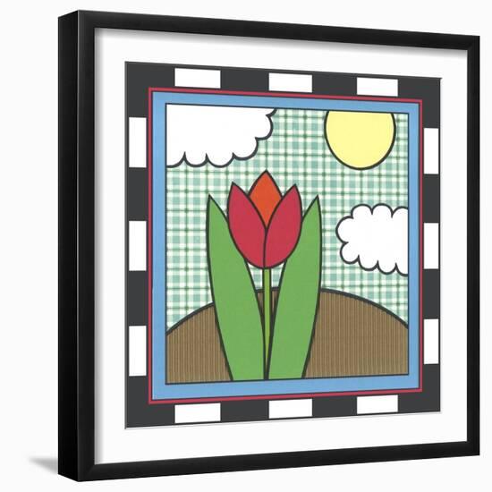 Tulips 5-Denny Driver-Framed Giclee Print