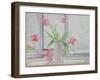 Tulips Against Moving Water-Timothy Easton-Framed Giclee Print