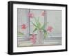 Tulips Against Moving Water-Timothy Easton-Framed Giclee Print