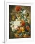 Tulips, an Opium Poppy, Hyacinths, Anemones, Auricolas, Convolvuli, a Peony and Other Flowers, 1782-Wybrand Hendriks-Framed Giclee Print