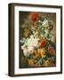 Tulips, an Opium Poppy, Hyacinths, Anemones, Auricolas, Convolvuli, a Peony and Other Flowers, 1782-Wybrand Hendriks-Framed Giclee Print