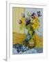 Tulips and Anemones with a Pot of Violets, 2010-Joan Thewsey-Framed Giclee Print