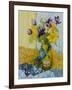 Tulips and Anemones with a Pot of Violets, 2010-Joan Thewsey-Framed Giclee Print